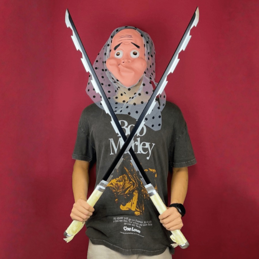 Anime Cosplay Real - 40inch Demon Slayer Inosuke Katana Kimetsu