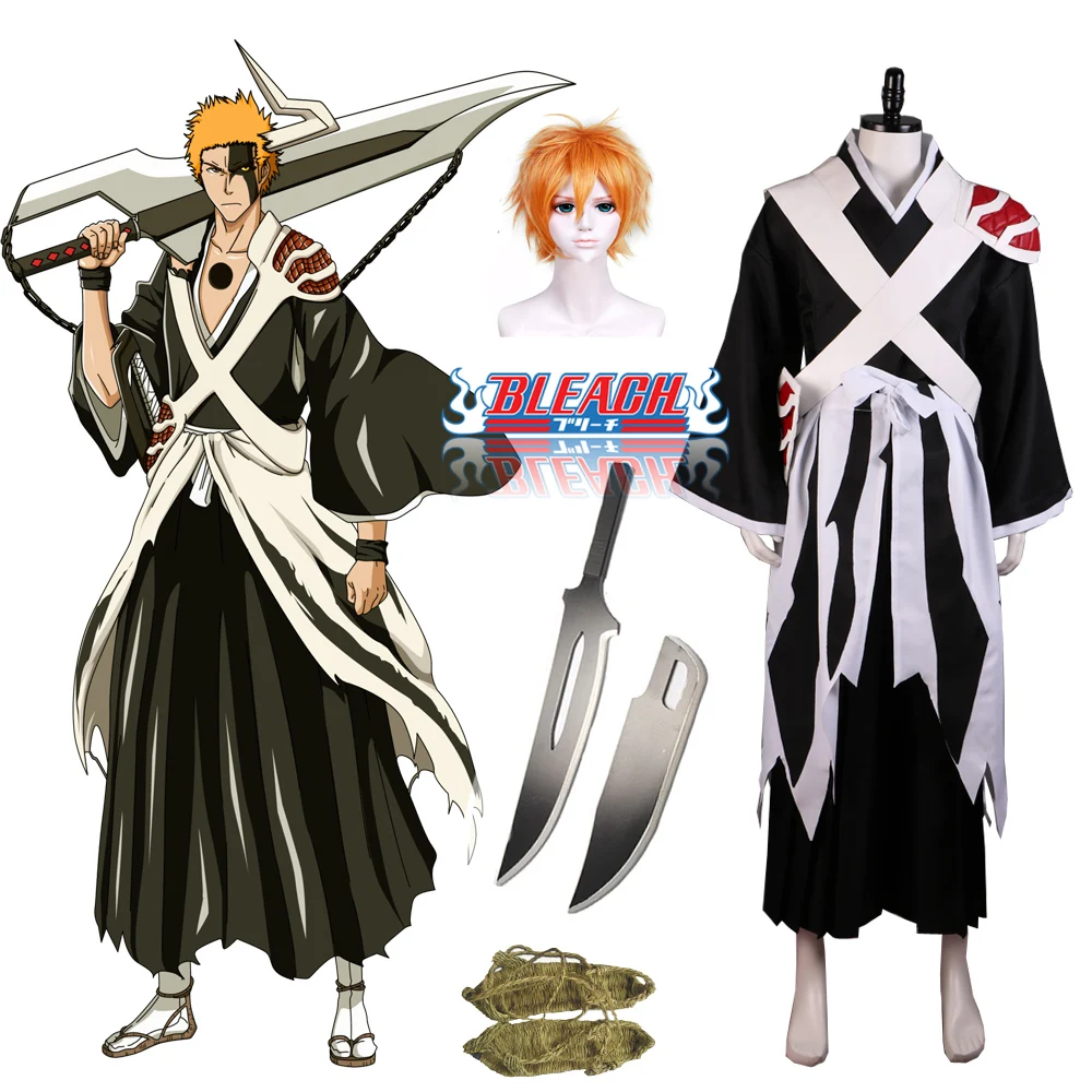 Anime Cosplay Wigs - Bleach Anime TYBW Ichigo Bankai Robe