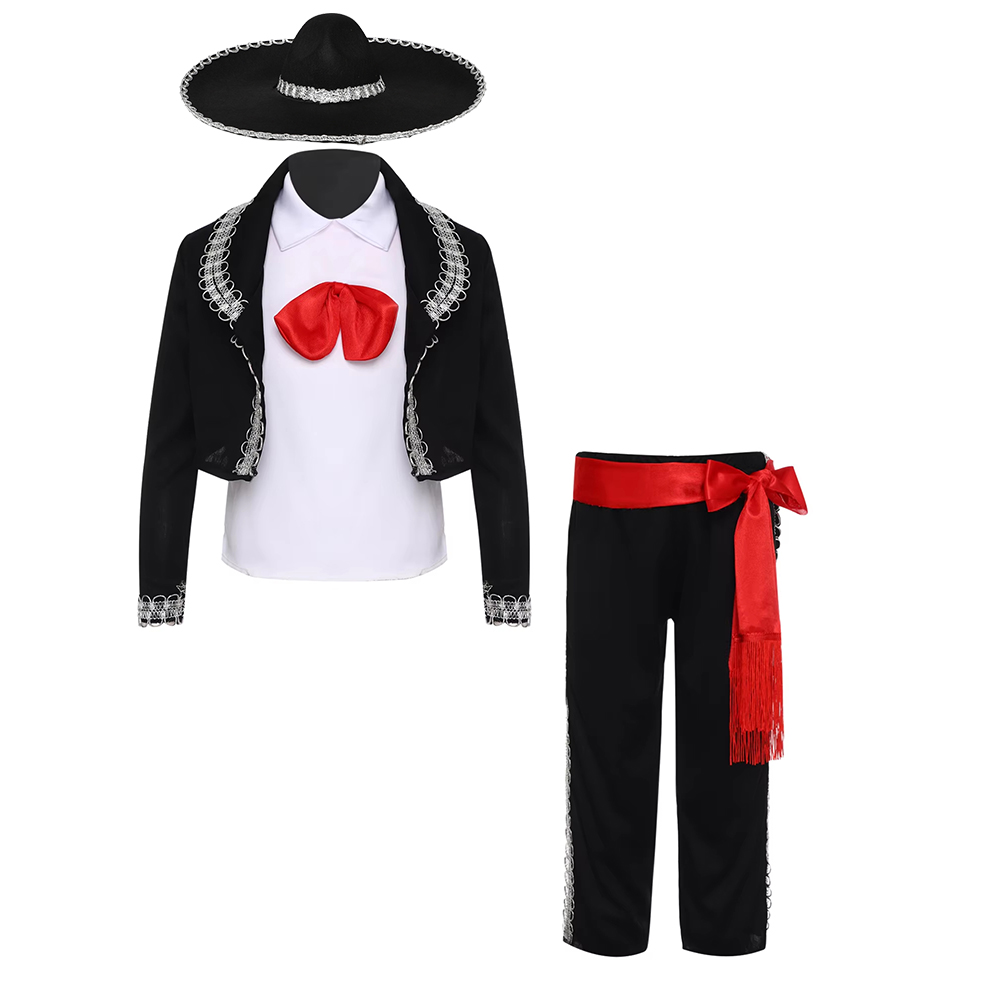 Boy Mexican Costume Kids Tradi - Anime Cosplay Dance review and price