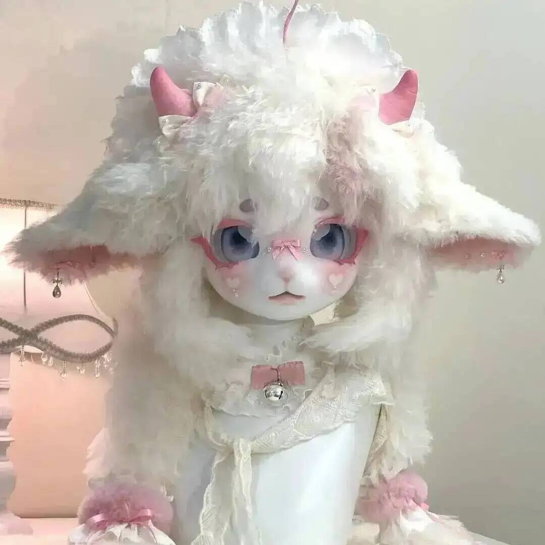 Handmade Kig Fursuit Head Cute - Anime Cosplay Lolita review and price