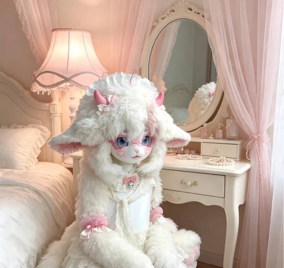Handmade Kig Fursuit Head Cute - Anime Cosplay Lolita review and price
