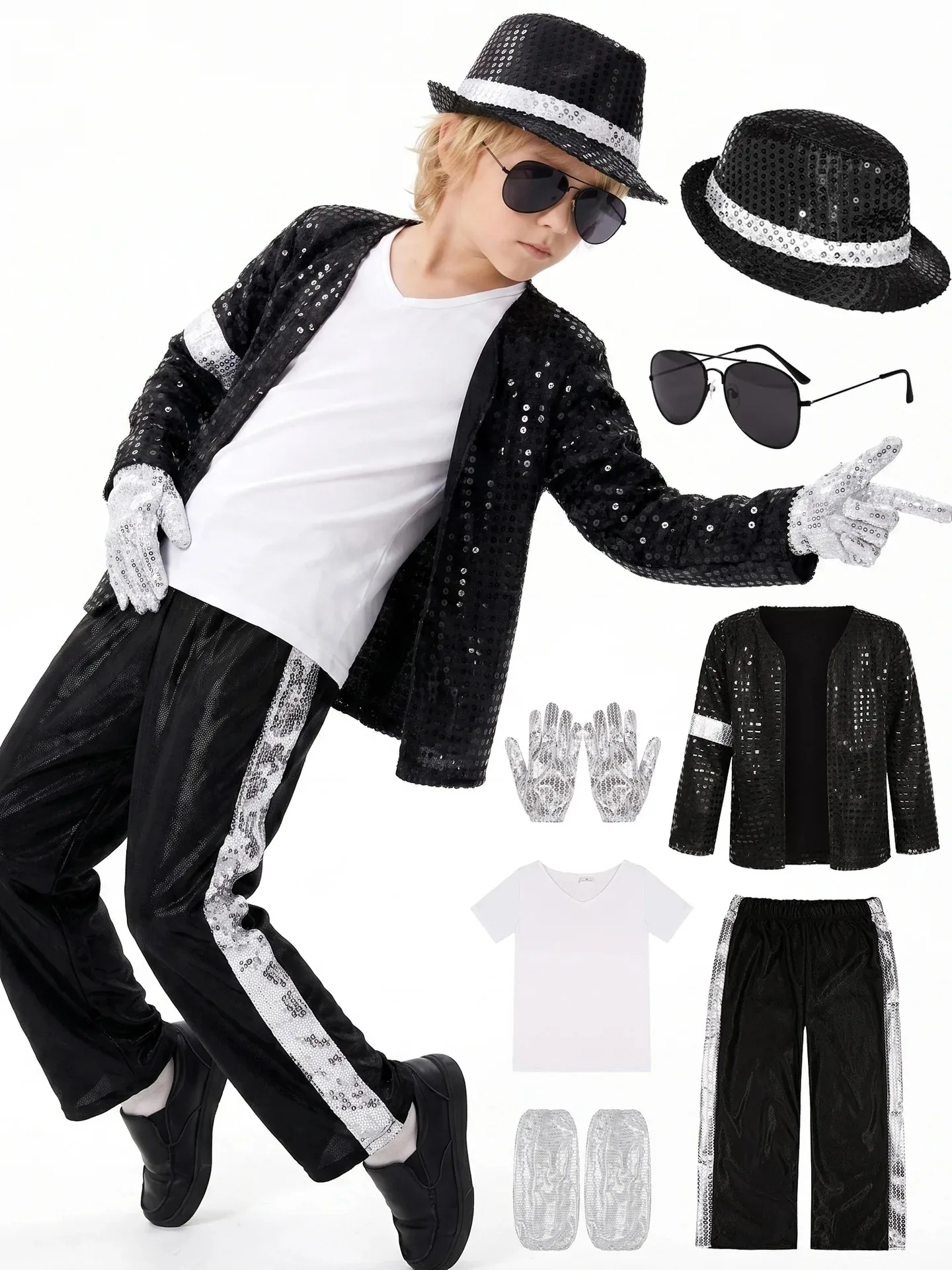 Michael Jackson Kids Clothes H - Anime Cosplay Dance review and price
