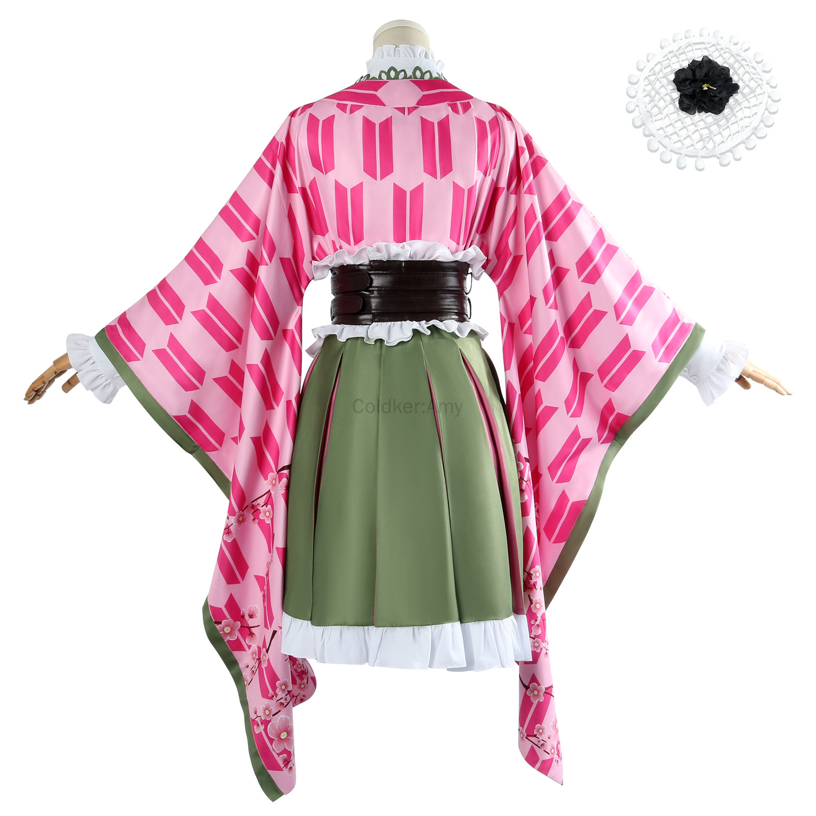 Mitsuri Cosplay Kanroji Mitsur - Anime Cosplay Pink review and price