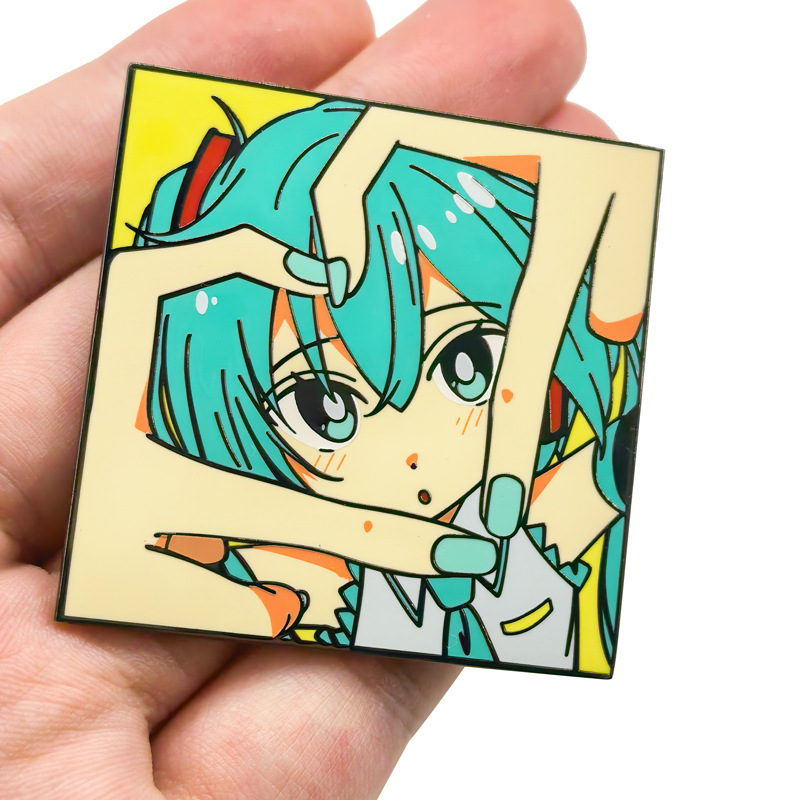 Hatsune Miku Enamel Badges Voc - Anime Cosplay Miku review and price