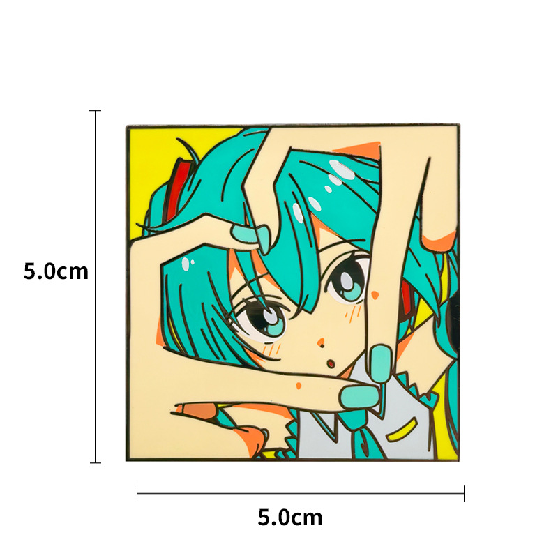 Hatsune Miku Enamel Badges Voc - Anime Cosplay Miku review and price