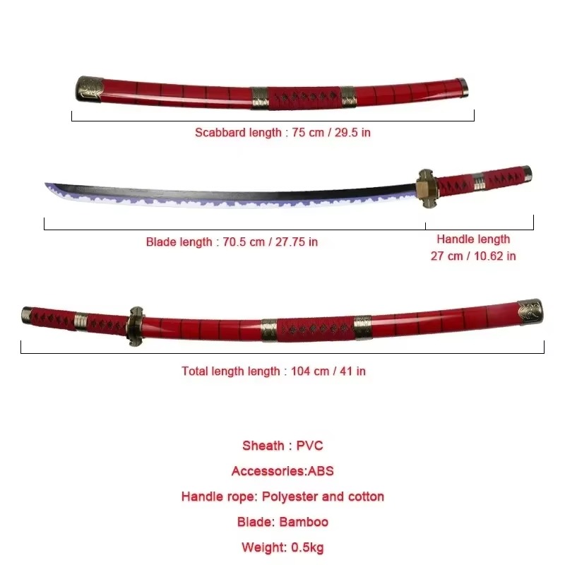 40incn Roronoa Zoro Katana Nin - Anime Cosplay Real review and price