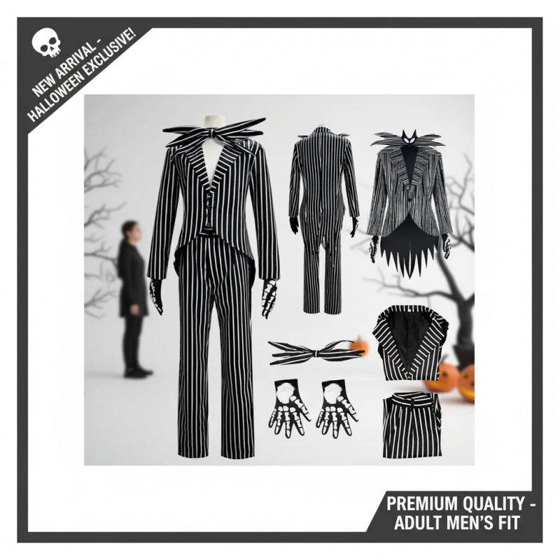 ▓2026Men's Jack Skellington Co - Anime Cosplay Youtube Shorts review and price