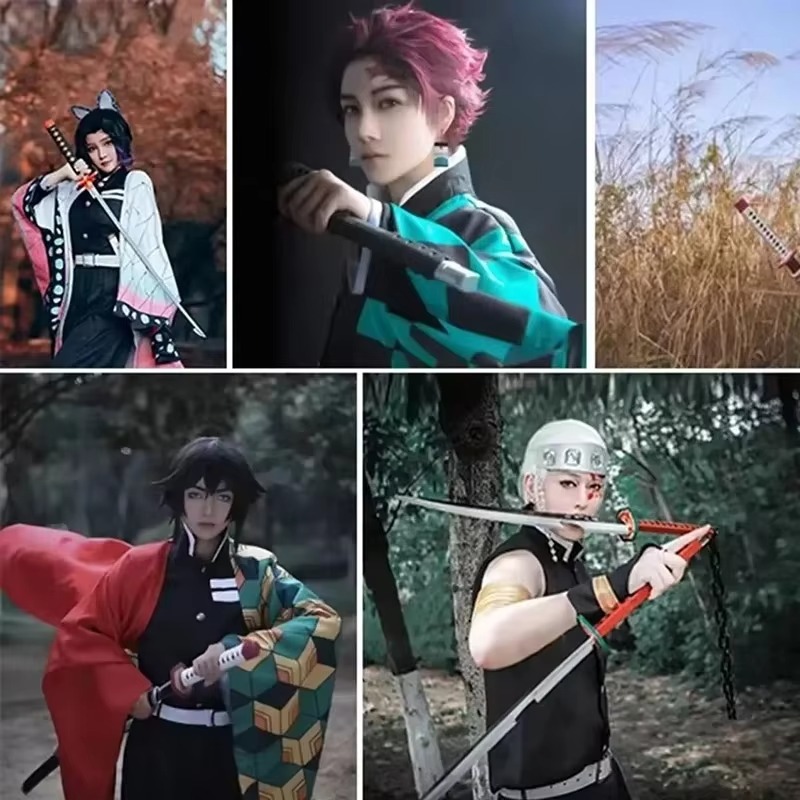 41in/104cm Demon Slayer Katana - Anime Cosplay Real review and price
